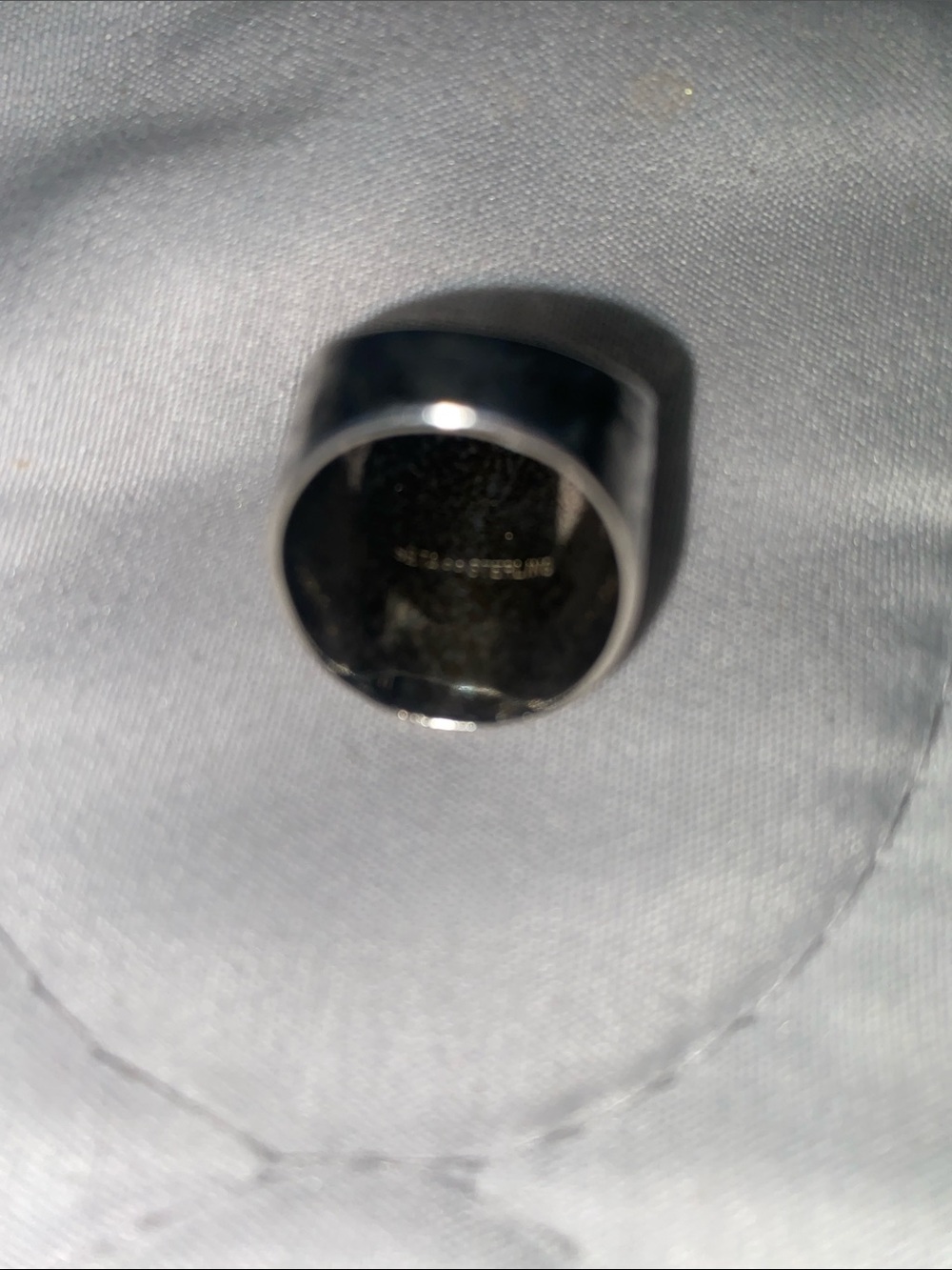 Vintage Sterling Silver Hammered Ring women’s size 7 - Picture 11 of 16